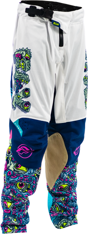 Yth Kinetic Mutant Mesh Pants White/Blue/Multi Sz 26