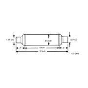155-2449 Generator Exhaust Resonator