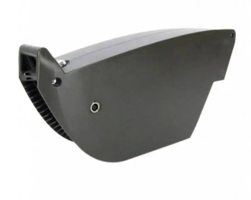 Gray outdoor LED light fixture from the Elby Bikes Battery series for bikes battery lighting