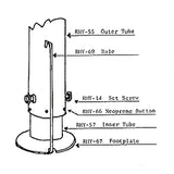 157694 Camper Jack Foot Plate Retaining Bale