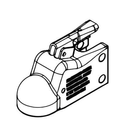 15791-97 Demco Metal Latch 2.313 Cast Coupler, durable metal construction, secure trailer towing device by Demco.