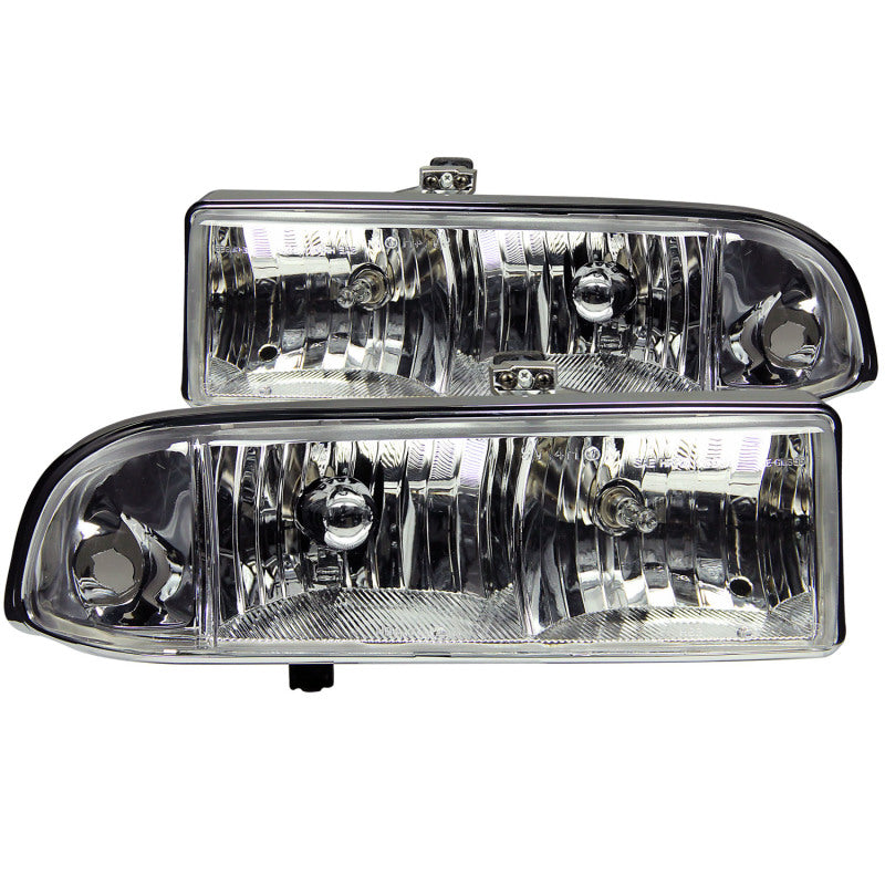ANZO 111014 ANZO 1998-2005 Chevrolet S-10 Crystal Headlights Chrome