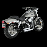 Vance & Hines 06-11 Harley Davidson Dyna Shortshots Staggered PCX Full System Exhaust - 17317