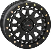 15S3-6536 System 3 Sb6 Bl Wheel 15X7 4+3 (+10Mm) 4/137 Matte Black - RV and Auto Parts