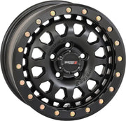 15S3-6544 System 3 Sb6 Bl Wheel 15X7 4+3 (+10Mm) 5/4.5 Matte Black - RV and Auto Parts