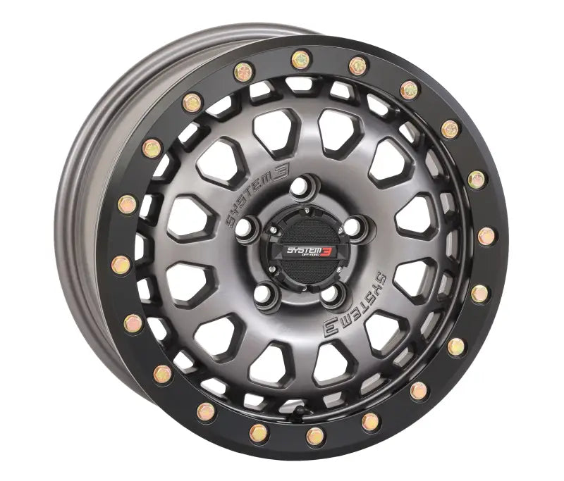 15S3-6645 Sb6 Bl Wheel 15x7 6 + 1 ( + 50mm) 5/4.5 Matte Gunmetal Grey - SB6 Wheels