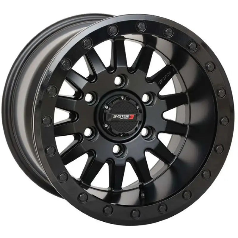 15S3-85451 System 3 Sb8 Wheel 15X10 5 + 5 (0Mm) 5/4.5 Matte Black - Wheels