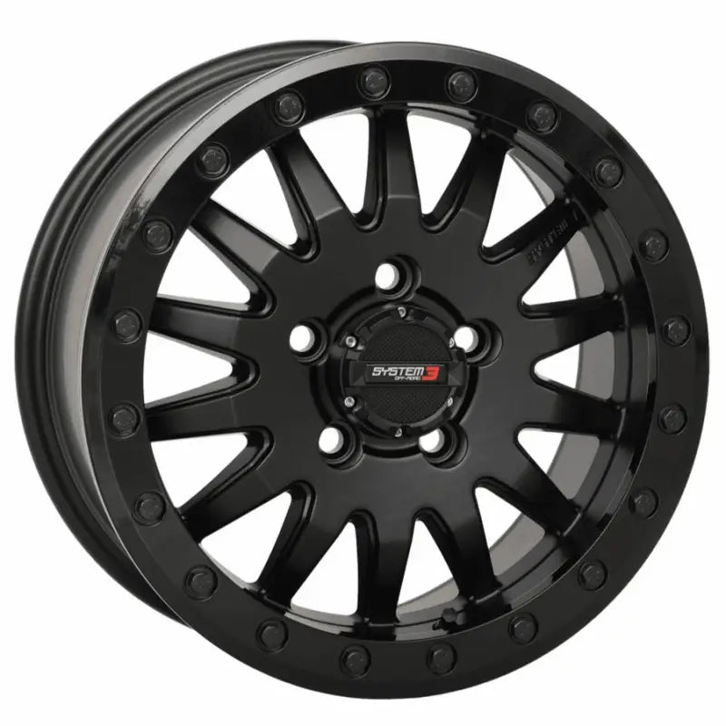 15S3-85451 System 3 Sb8 Wheel 15X10 5 + 5 (0Mm) 5/4.5 Matte Black - Wheels