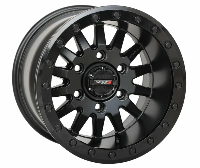 15S3-85651 System 3 Sb8 Wheel 15X10 5+5 (0Mm) 6/5.5 Matte Black - RV and Auto Parts