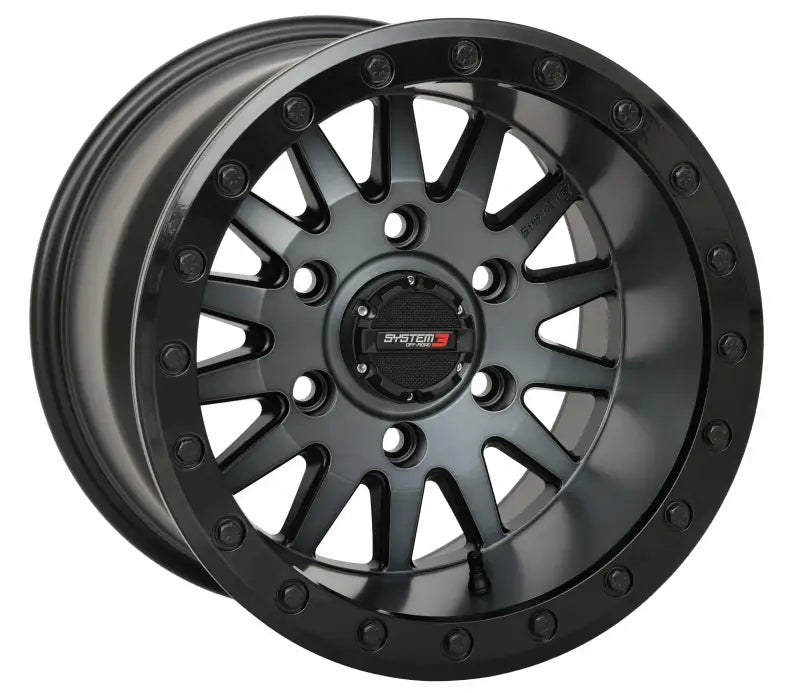 15S3-86651 System 3 Sb8 Wheel 15X10 5+5 (0Mm) 6/5.5 Matte Brushed Grey - RV and Auto Parts