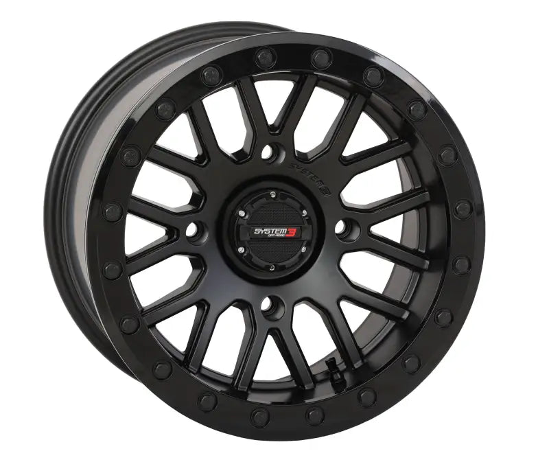 15S3-9556 System 3 Sb9 Wheel 15X9 5+4 (+10Mm) 4/156 Matte Black - RV and Auto Parts