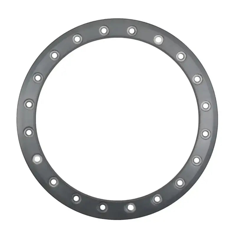15S3RING-520 System 3 Sb8-Sb9 15 Inch Beadlock Ring 10Mm 20-Hole Gloss Brushed Gry - RV and Auto Parts