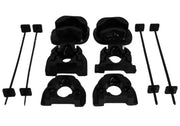 Energy Suspension 16.1113G Energy Suspension 97-01 Honda CR-V 4WD Black Motor Mount Insert Set
