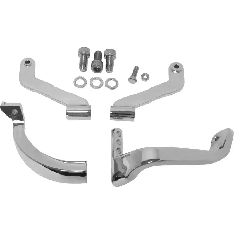 16-211 Floorboard Mounts Chrome Frt Flh/Flt 93 09 Tour Cvo 06 14