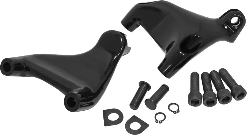16-225B Passenger Peg Mounts Black Sportster 04 11