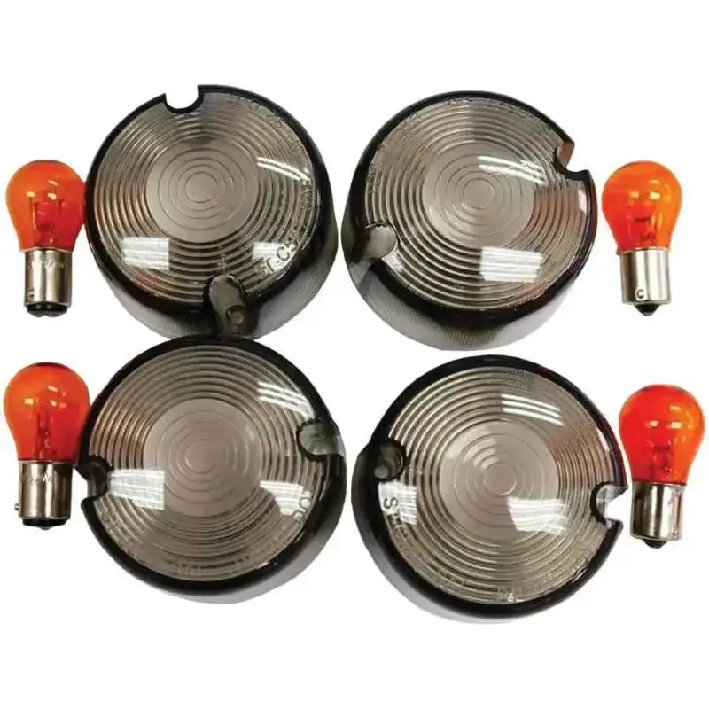 161032 Smoked Turn Signal Lens Kit Domed