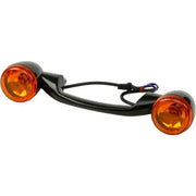 161801 Turnsignal Light Bar Black W/Amber Lenses