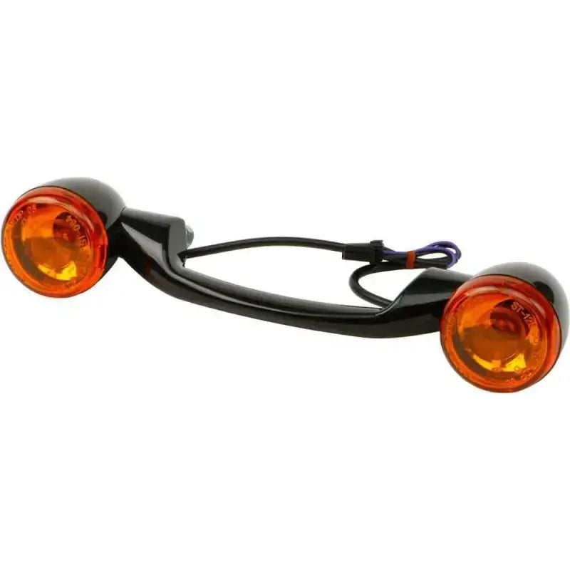 161801 Turnsignal Light Bar Black W/Amber Lenses