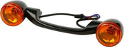 161801 Turnsignal Light Bar Black W/Amber Lenses