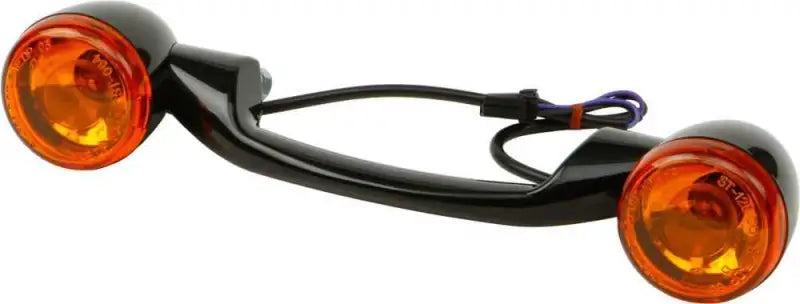 161801 Turnsignal Light Bar Black W/Amber Lenses
