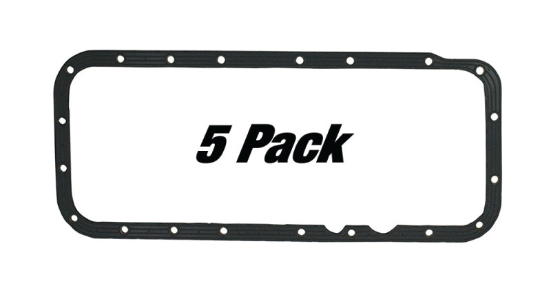 Moroso 93180 Moroso Chrysler 361-440 HEMI Oil Pan Gasket - One Piece - Reinforced Steel (5 Pack)