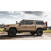 Lifted 2019 Toyota Tacoma 4x4 with Sherpa Equip Crow’s Nest truck topper rack