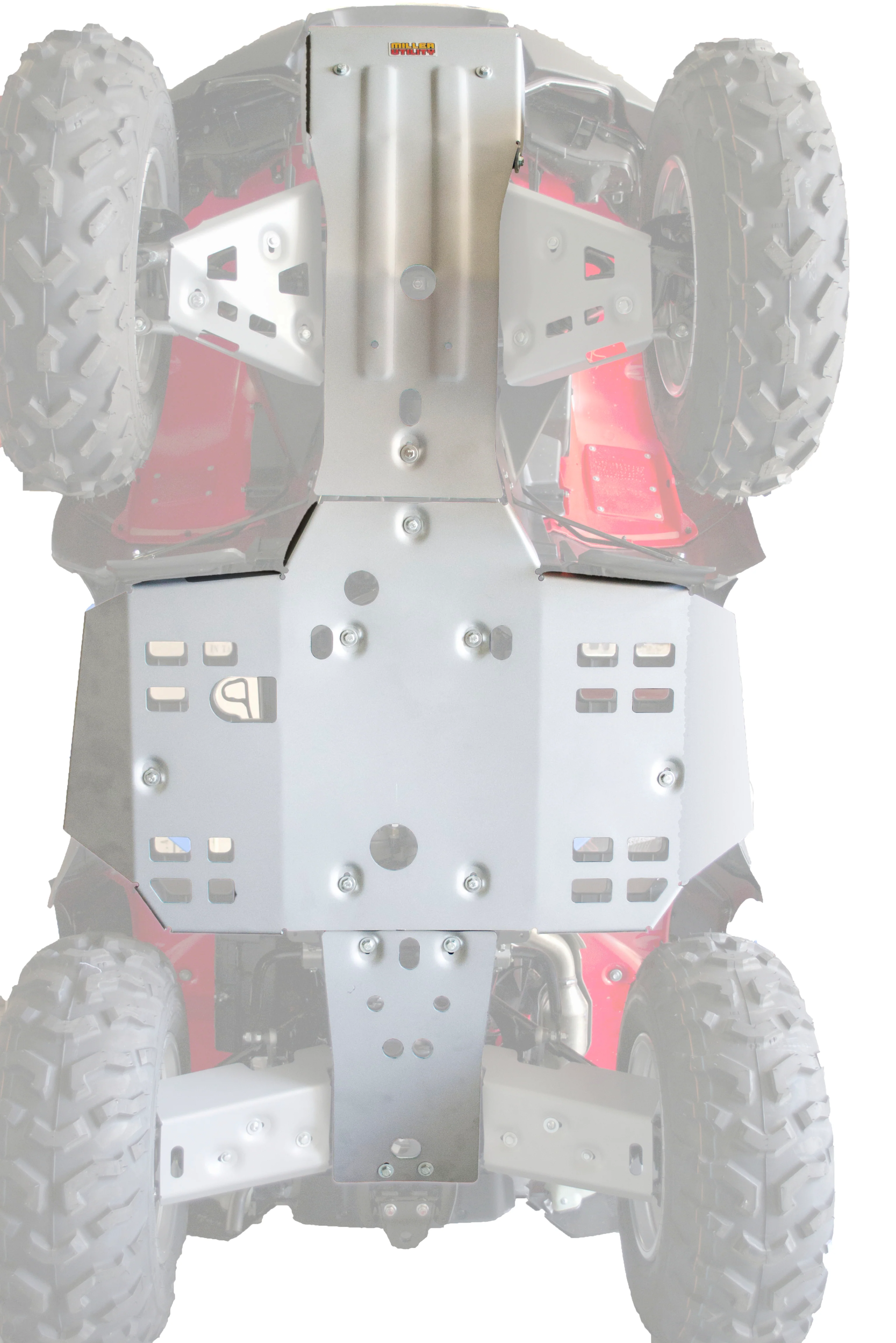 Rival Powersports USA Alloy Skid Plates Guards/Braces 2444.2116.1 - Central Plate