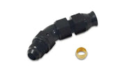 Vibrant 16575 Vibrant 45 Degree 5/16in Tube to Male -6AN Flare Adapter w/ Olive Inserts