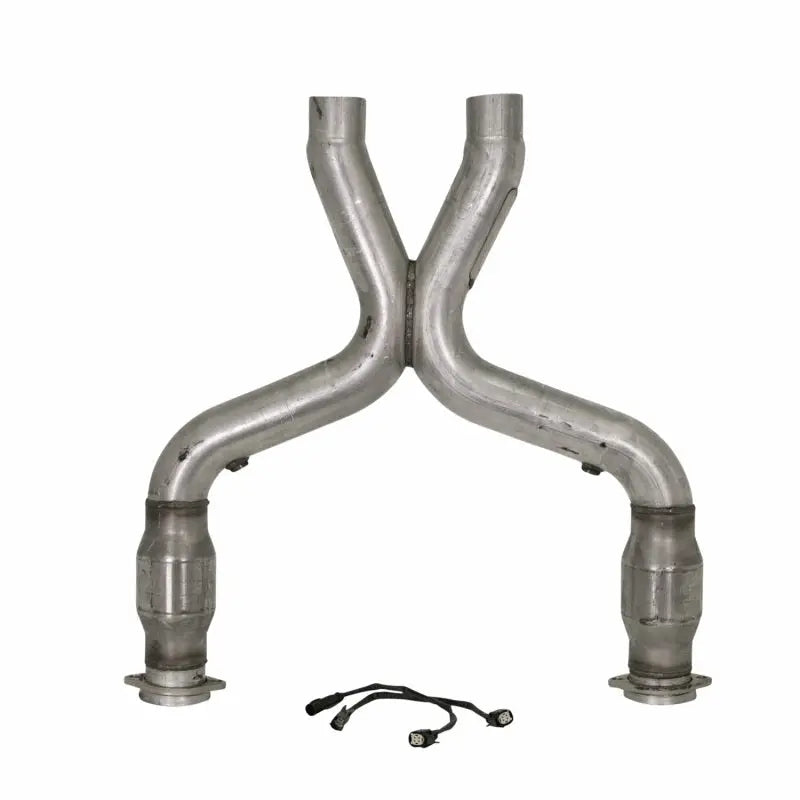 BBK 1658 1658 BBK 11-14 Mustang 5.0 Short Mid X Pipe With Catalytic Converters 3.0 For BBK Long Tube Headers