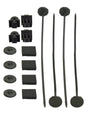 16744 Derale Plas Rods/Pads Mnt Kit