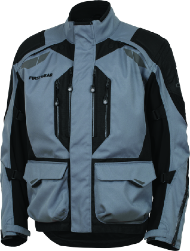 First Gear 525863 FIRSTGEAR Kathmandu Jacket 2.0 Grey/Black Large (LG) - 525863