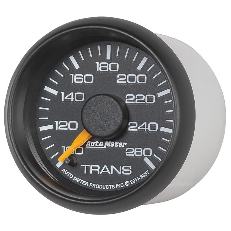 AutoMeter 8357 Autometer Factory Match 52.4mm FSE 100-260 Deg F Trans Temp Gauge - 8357