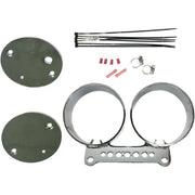 HARDDRIVE 169389 Dual Gauge Mount Bracket Kit Chrome