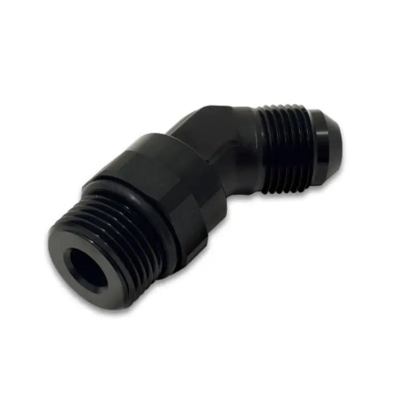 Vibrant 16947 16947 Vibrant -10AN Male to Male -8AN Straight Cut 45 Degree Adapter Fitting - Anodized Black