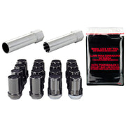 McGard 65457BK McGard SplineDrive Tuner 4 Lug Install Kit w/Locks & Tool (Cone) M12X1.5 / 13/16 Hex - Black - 65457BK