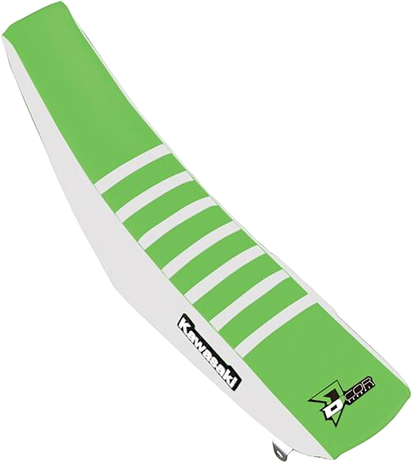 30-20-479 D-Cor Seat Cover Green/White Green Ribs Kx450