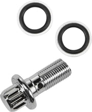 HARDDRIVE 17-0086 Banjo Bolts 12 Pt Kit Chrome Oe#41739 84