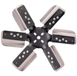 17015 Derale 15'Hd Ss Flxfn Blkspi Std