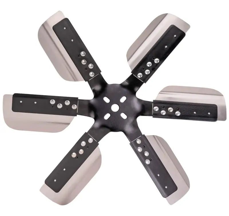 17019 Derale 19'Hd Ss Flxfn Blkspi Std