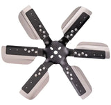 17019 Derale 19'Hd Ss Flxfn Blkspi Std