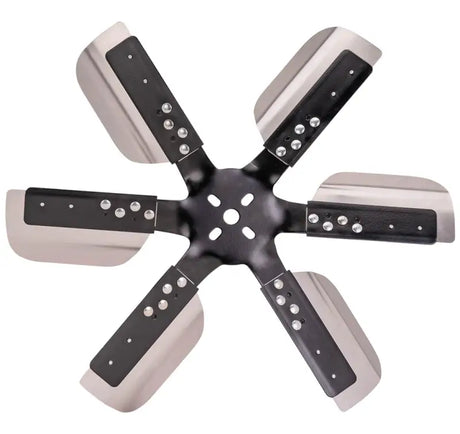 17019 Derale 19'Hd Ss Flxfn Blkspi Std