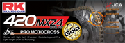 RK Excel 520 EXW Drive Chain GB420MXZ4-134 - Gold GB420MXZ4 420 134