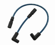 Blue spiral core wire set with black boots for spark plugs, 171097-B core wire