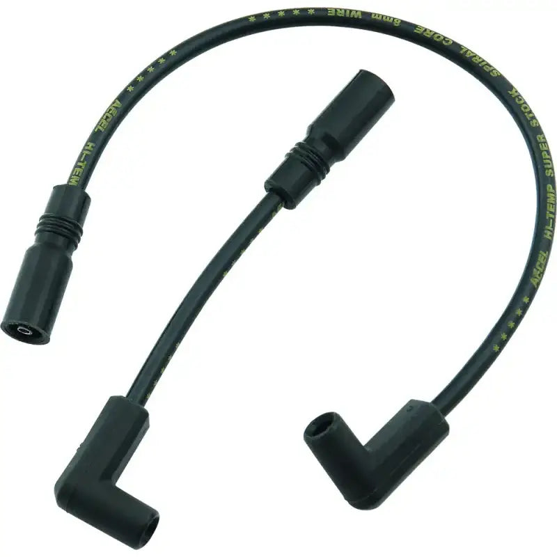 171097-K Spiral Core Wire Set 8.0mm Black - S/S