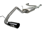 aFe 49-46102-B aFe MACHForce XP Exhaust Cat-Back 2.5/3in SS-409 w/ Black Tip 04-12 Nissan Titan V8 5.6L