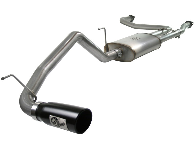 aFe 49-46102-B aFe MACHForce XP Exhaust Cat-Back 2.5/3in SS-409 w/ Black Tip 04-12 Nissan Titan V8 5.6L