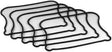 17353-86-A Gasket Rocker Cover Lowr Rubr 883 1200 Sportster 5/Pk