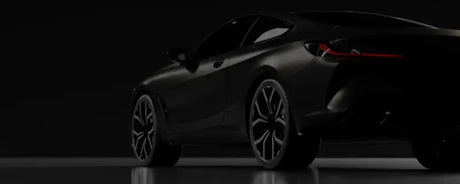 Sleek black coupe with intricate wheels from Bulldog Fult Swl 178 Dtsf W/P&C 5000 L