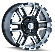 ION Wheels 179-6870B ION Type 179 16x8 / 8x170 BP / 10mm Offset / 130.8mm Hub Black/Machined Wheel