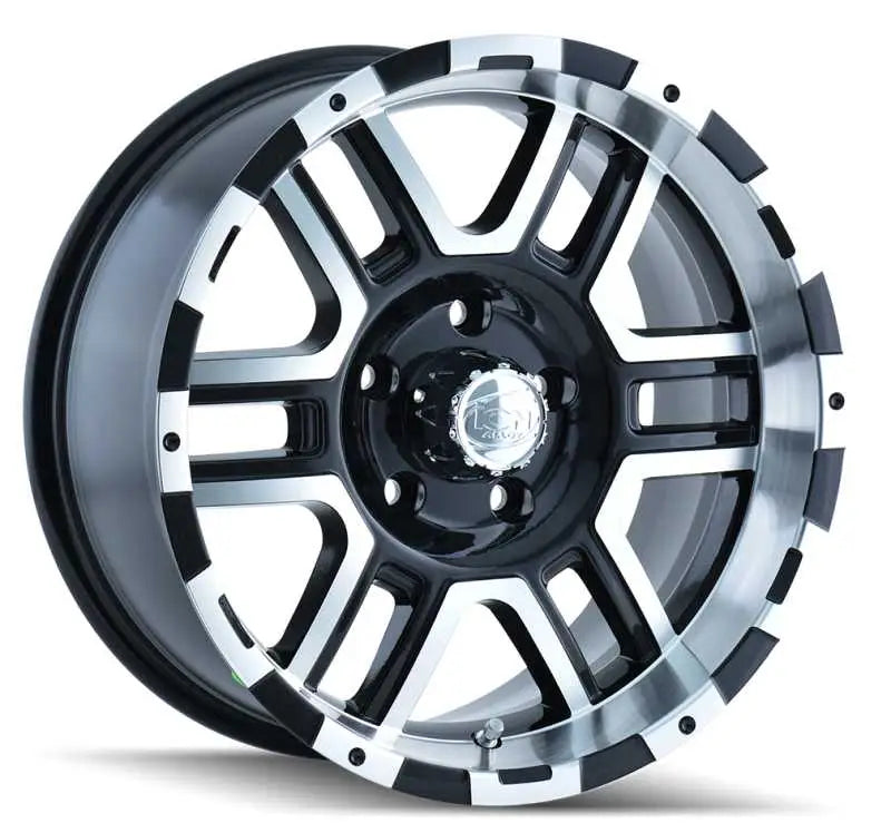 ION Wheels 179-7872B ION Type 179 17x8 / 7x150 BP / 10mm Offset / 87mm Hub Black/Machined Wheel